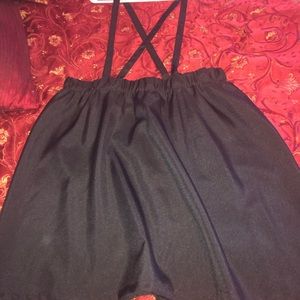 Black suspender skirt!🖤
